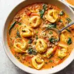 Crockpot Tortellini Soup with Sausage Recipe