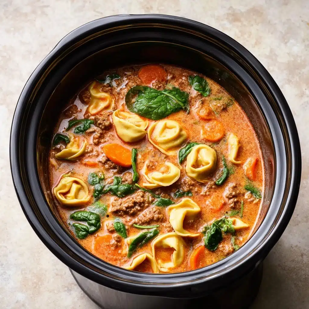 Crockpot Tortellini Soup with Sausage Recipe - Recipe Image