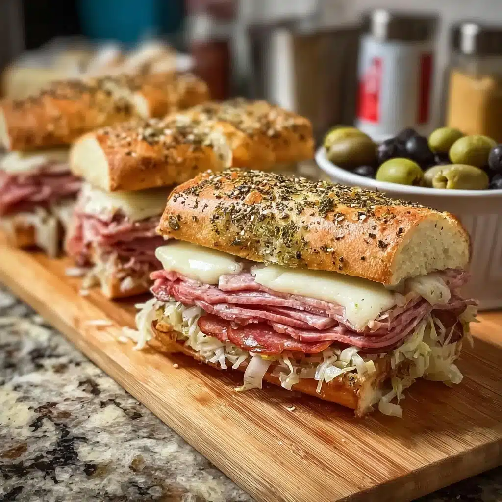 Baked Italian Sub Sandwiches Recipe - Recipe Image