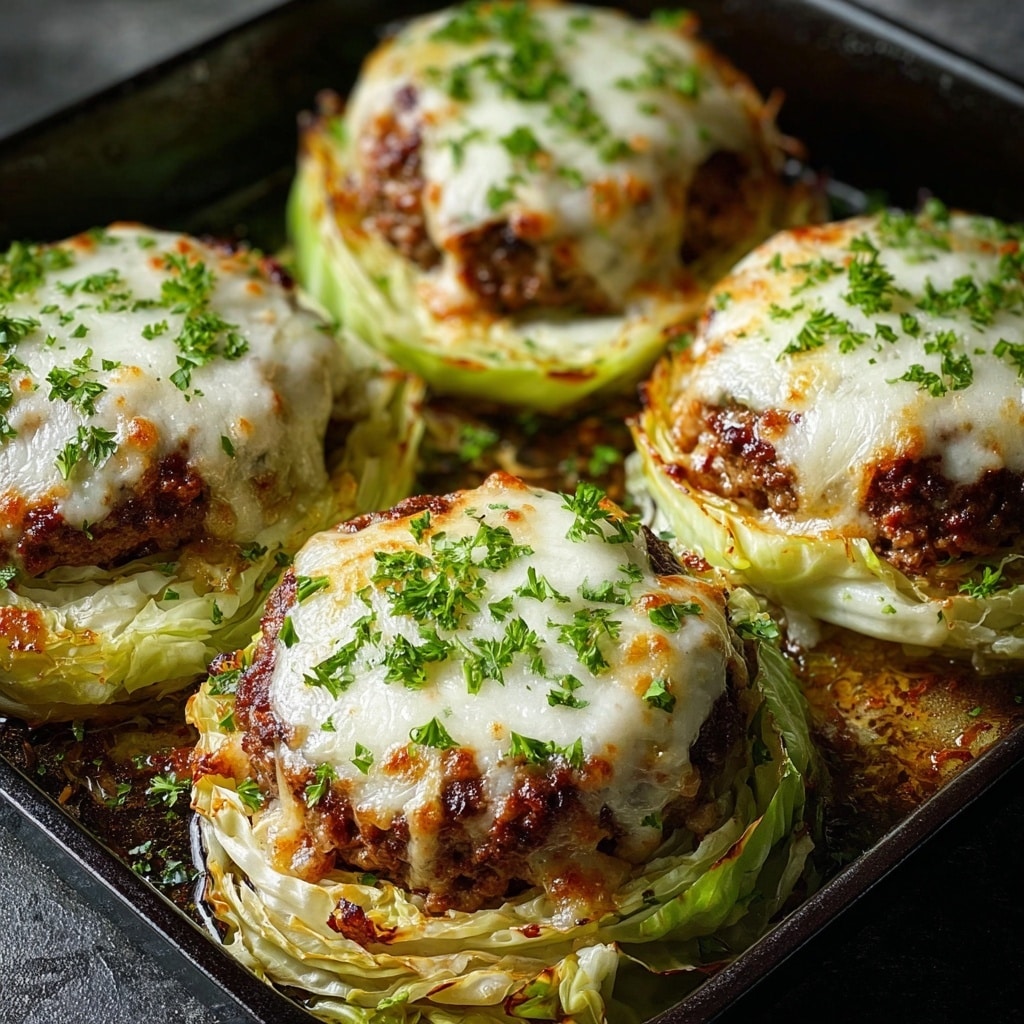 Oven-Baked Cabbage Burgers Recipe - Recipe Image