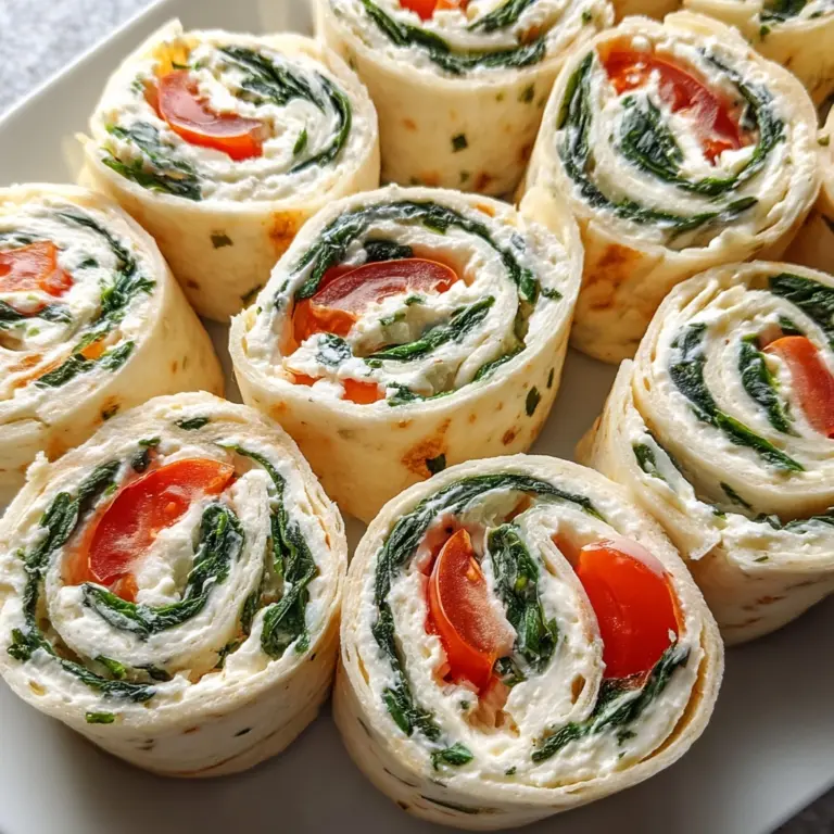 Cottage Cheese Wrap Pinwheels Recipe