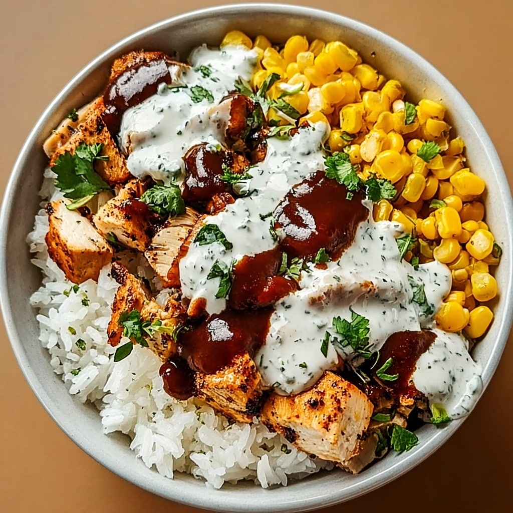 Irresistible High Protein BBQ Ranch Chicken Bowl Recipe - Recipe Image