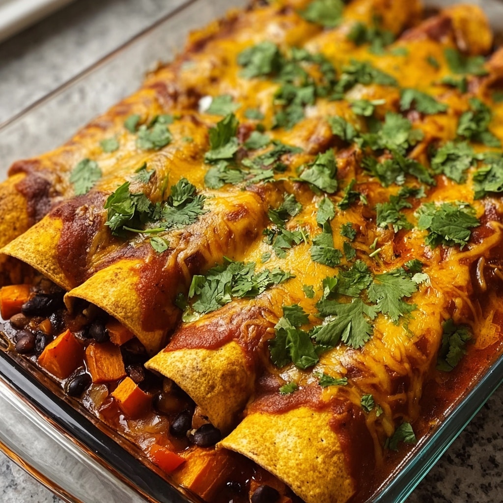 Black Bean Enchiladas Recipe - Recipe Image