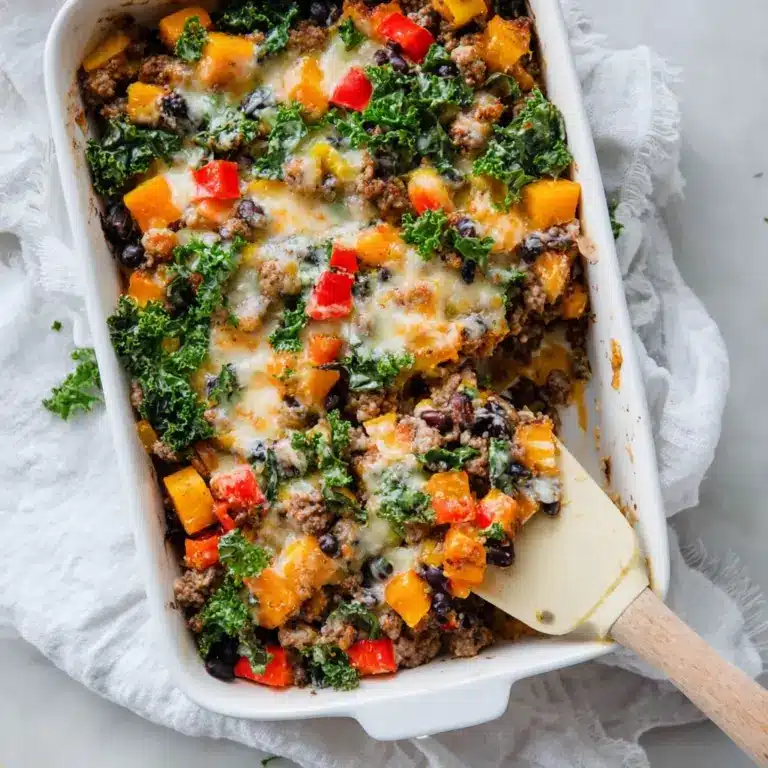 Ground Beef and Butternut Squash Casserole Recipe