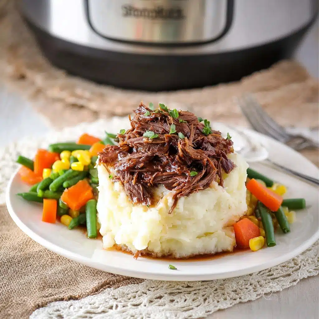 Slow Cooker Beef Manhattan Recipe - Recipe Image
