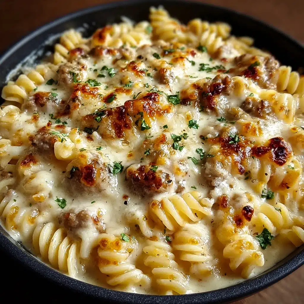 The Best Crockpot Garlic Parmesan Chicken Pasta Recipe - Recipe Image