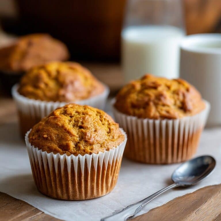 High-Protein, Greek Yogurt Pumpkin Muffins Recipe