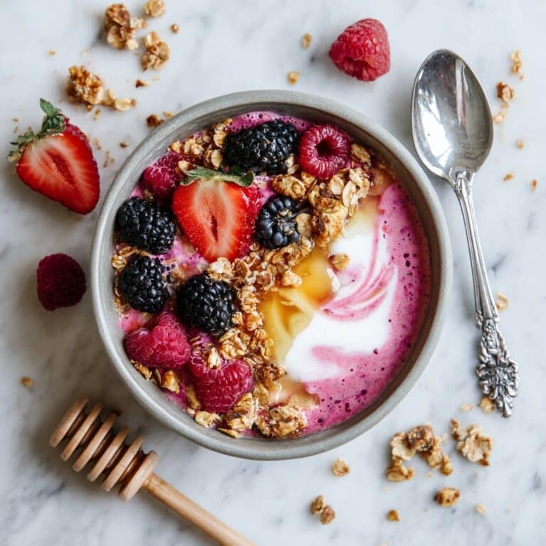 Berry Bliss Cottage Cheese Smoothie Bowl Recipe
