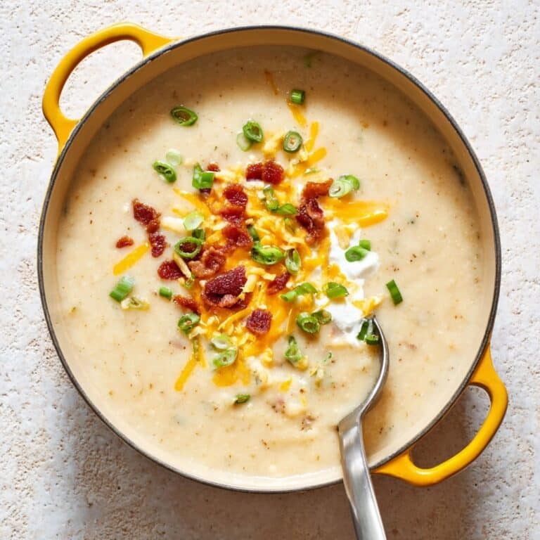 Easy Baked Potato Soup Recipe