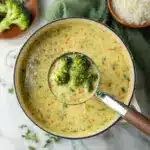 High Protein Broccoli Cheddar Soup Recipe