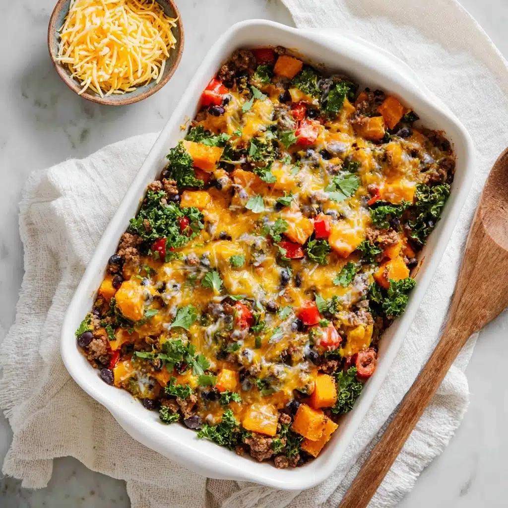 Ground Beef and Butternut Squash Casserole Recipe - Recipe Image