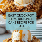 Sweet Crockpot Pumpkin Spice Cake Recipe