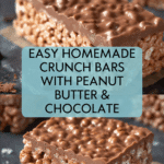 The BEST Homemade Crunch Bars Recipe