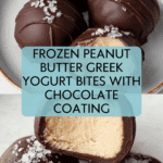 High Protein Frozen Peanut Butter Greek Yogurt Bites Recipe