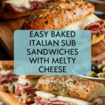 Baked Italian Sub Sandwiches Recipe