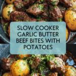 Garlic Butter Beef Bites with Potatoes Recipe