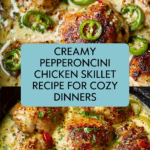 Creamy Pepperoncini Chicken Skillet Recipe