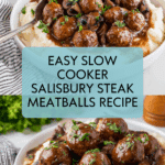 Slow Cooker Salisbury Steak Meatballs Recipe
