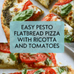 Pesto Flatbread Pizza Recipe