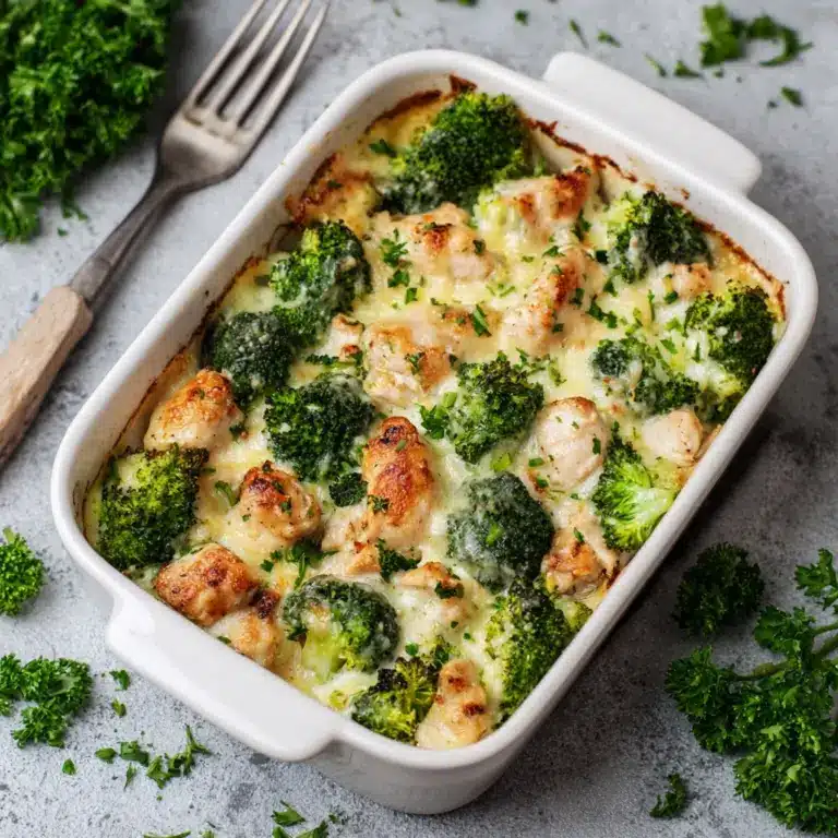 Keto Chicken and Broccoli Casserole Recipe