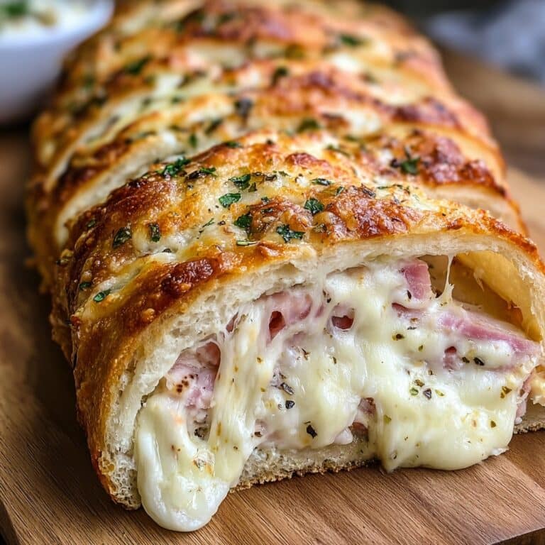 Chicken Cordon Bleu Stromboli Recipe
