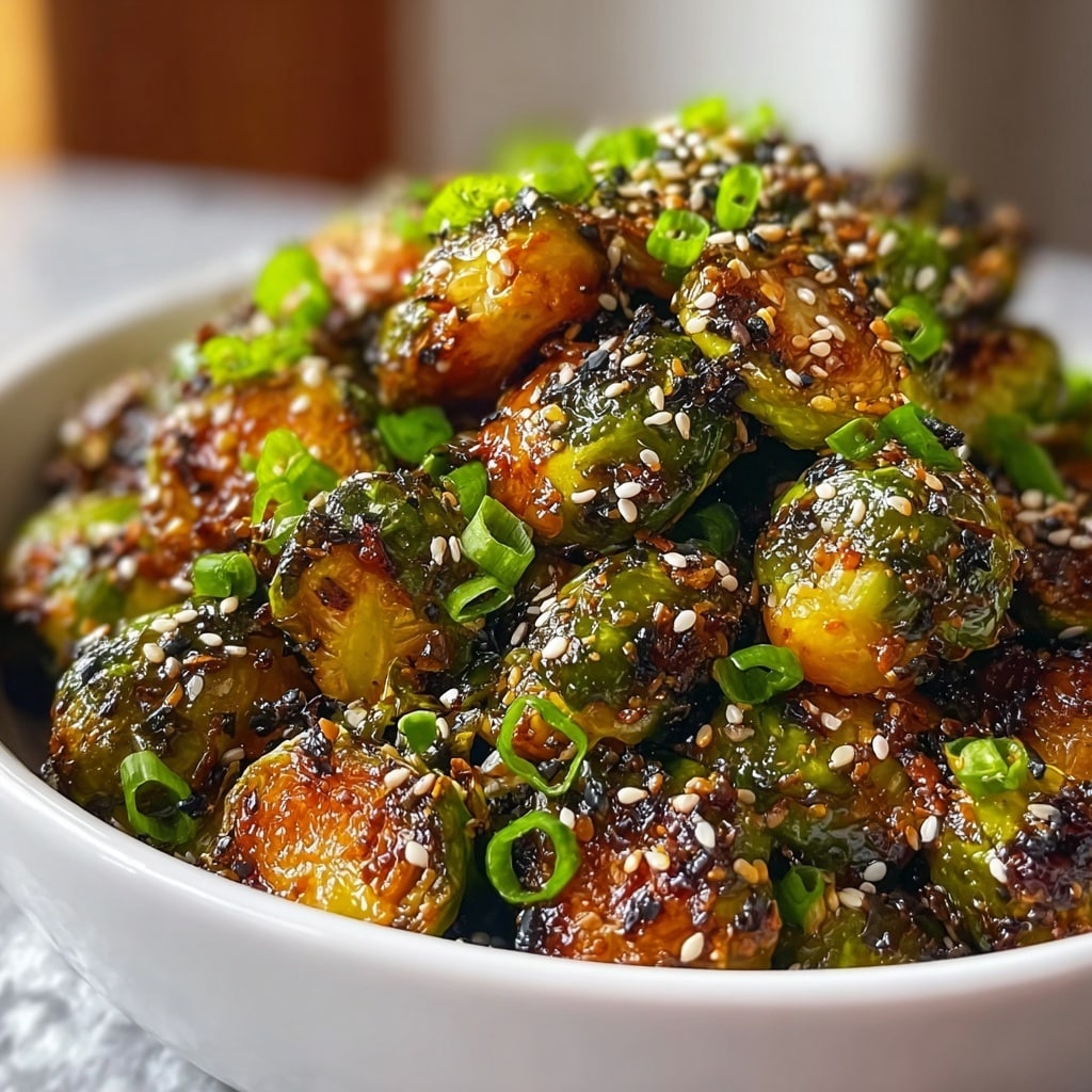 Sriracha Brussels Sprouts Recipe - Recipe Image