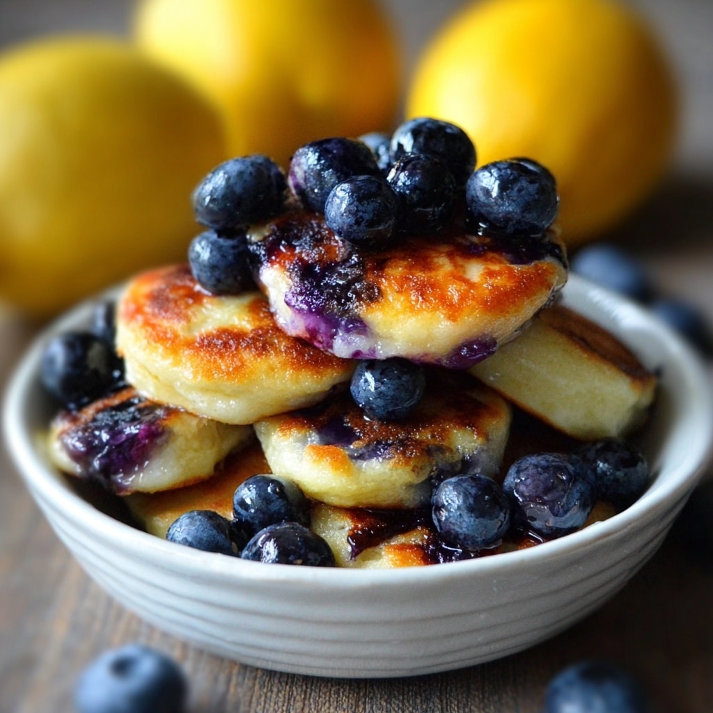 Blueberry Lemon Pancake Bites Recipe - Recipe Image