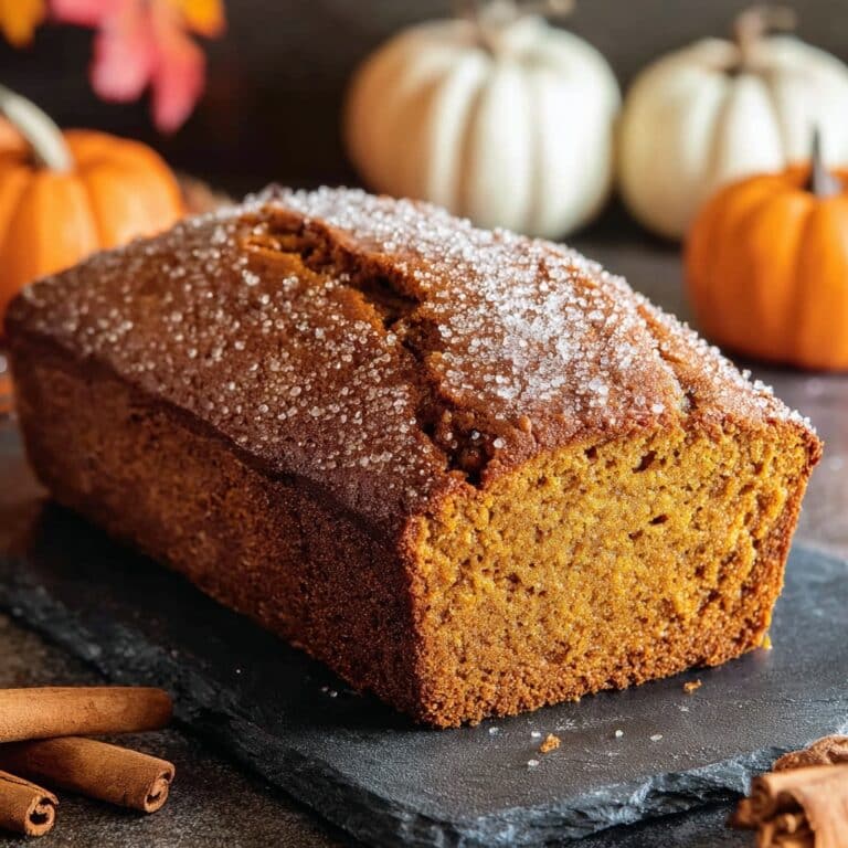 Cinnamon Sugar Crunch Pumpkin Bread Recipe