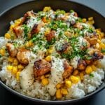 Irresistible Street Corn Chicken Rice Bowl Recipe