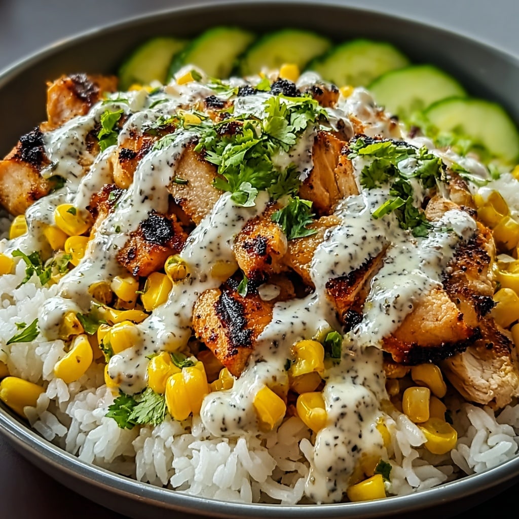 Irresistible Street Corn Chicken Rice Bowl Recipe - Recipe Image