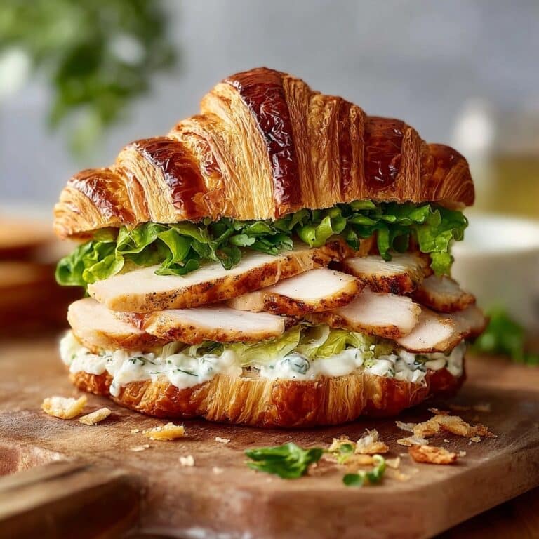 Caesar Croissant Sandwich Recipe
