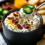 Cheesy Garlic Jalapeño Cream Cheese Dip Recipe