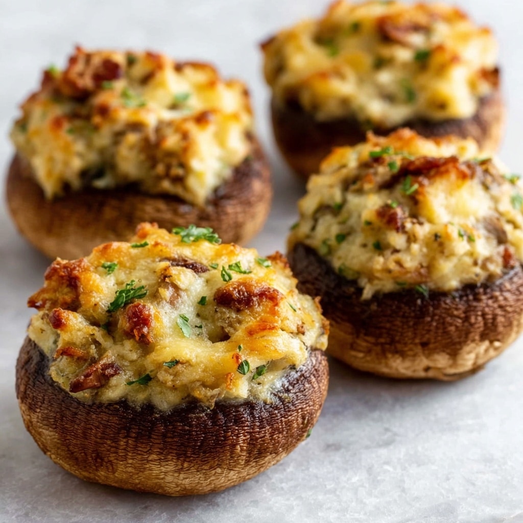 Jalapeno Popper Mushrooms Recipe - Recipe Image