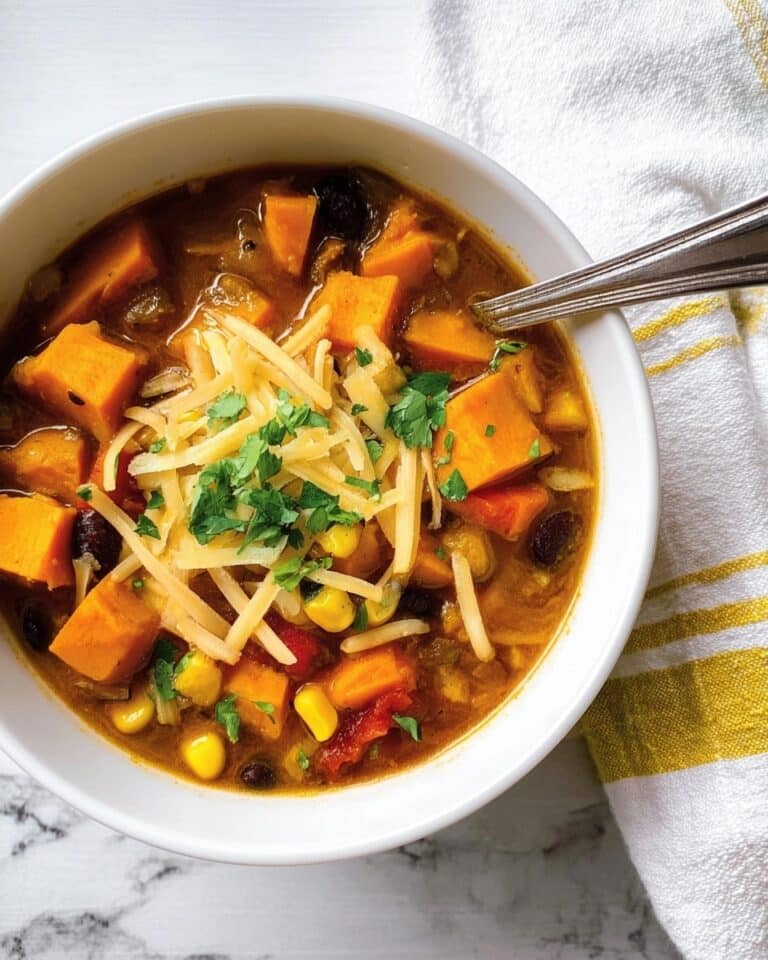 Instant Pot Vegetarian Chili with Sweet Potatoes and Parsnips Recipe