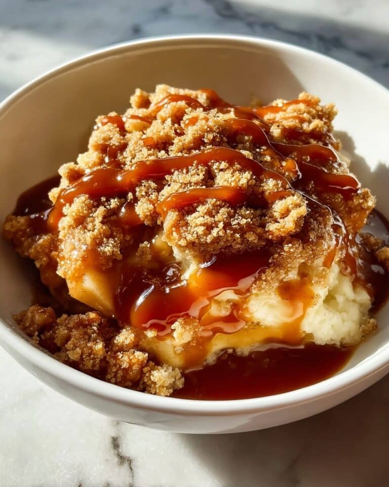 Crockpot Caramel Apple Dump Cake Recipe