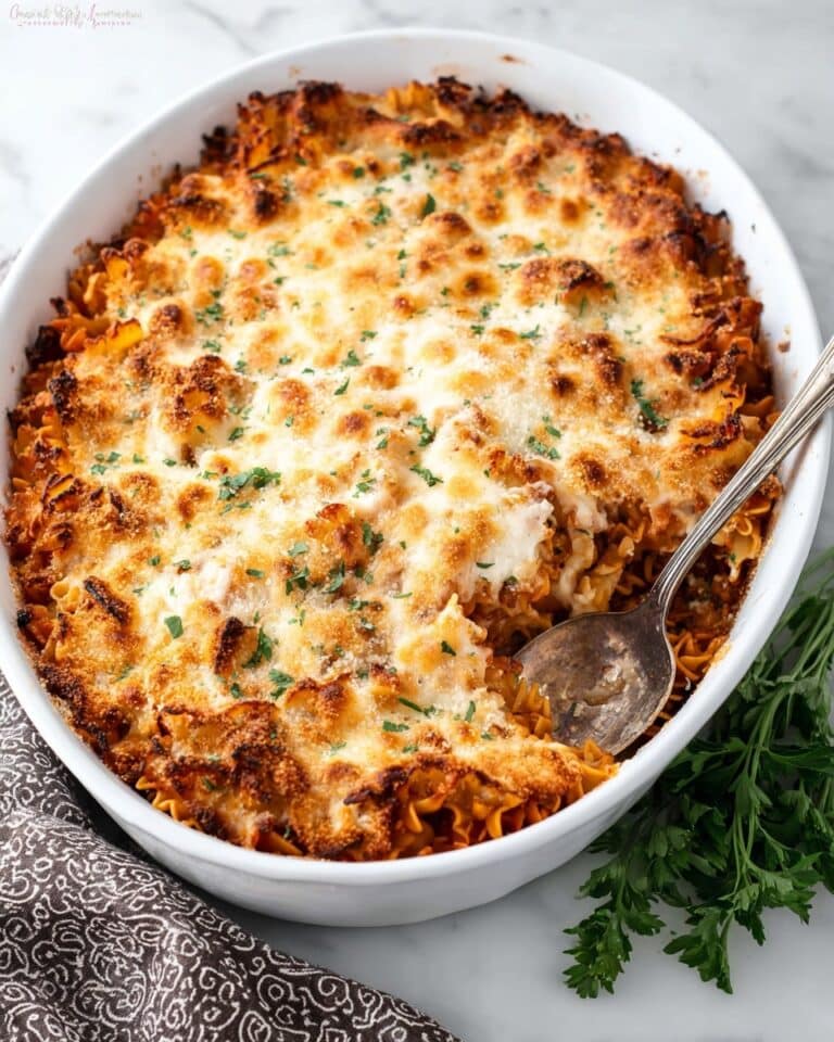 Spicy Lasagna Hotdish Recipe