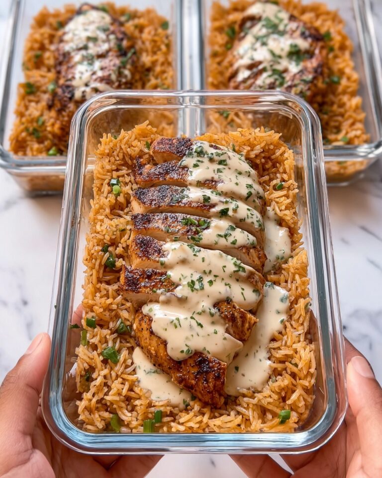 High Protein Creamy Cajun Chicken & Rice Recipe
