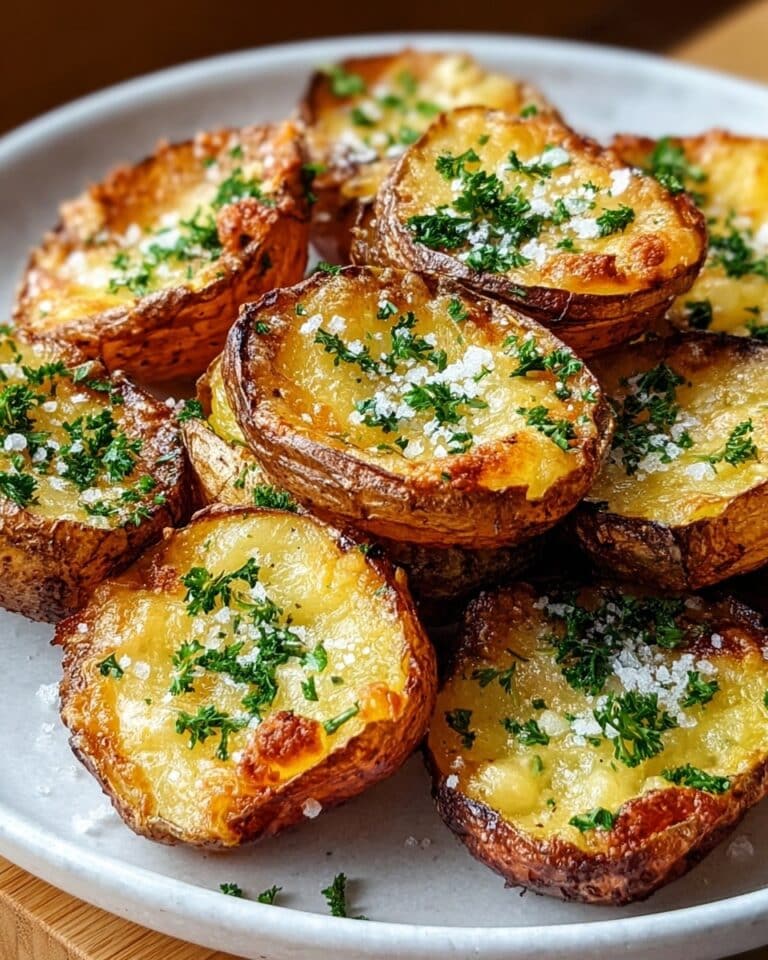 Crispy Garlic Herb Roasted Potato Skins Recipe