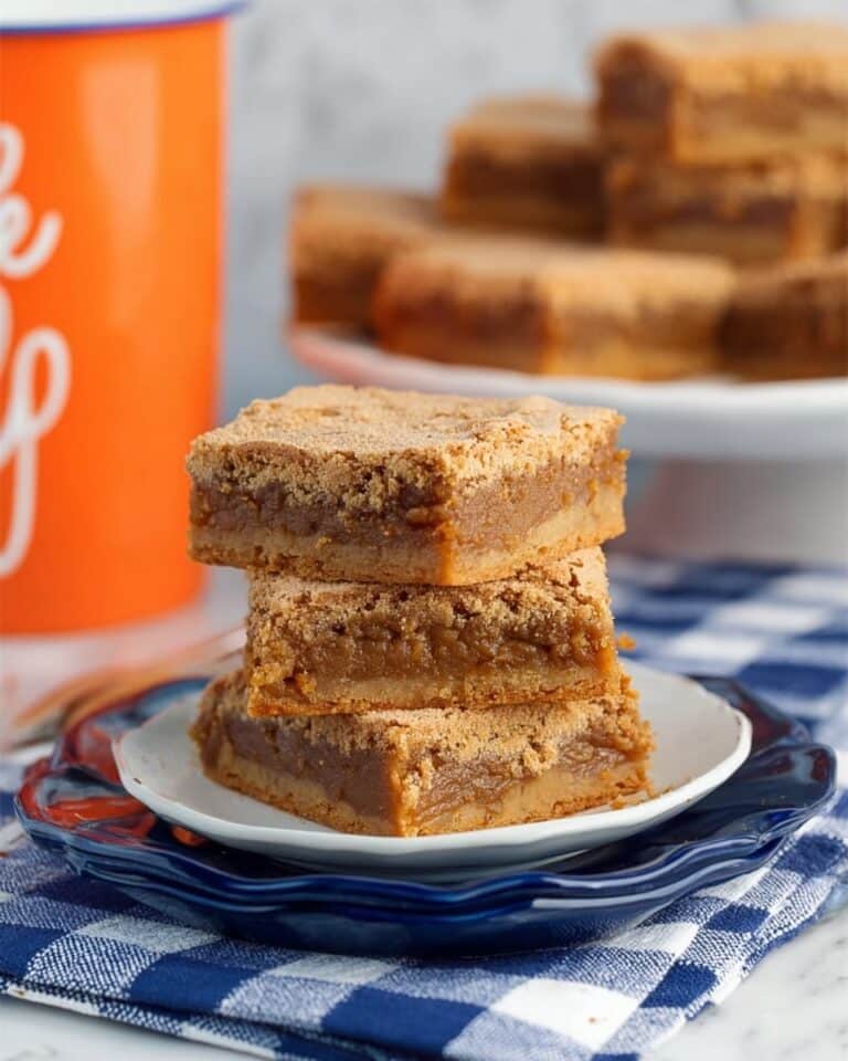 Pumpkin Blondies with Caramel Swirl Recipe