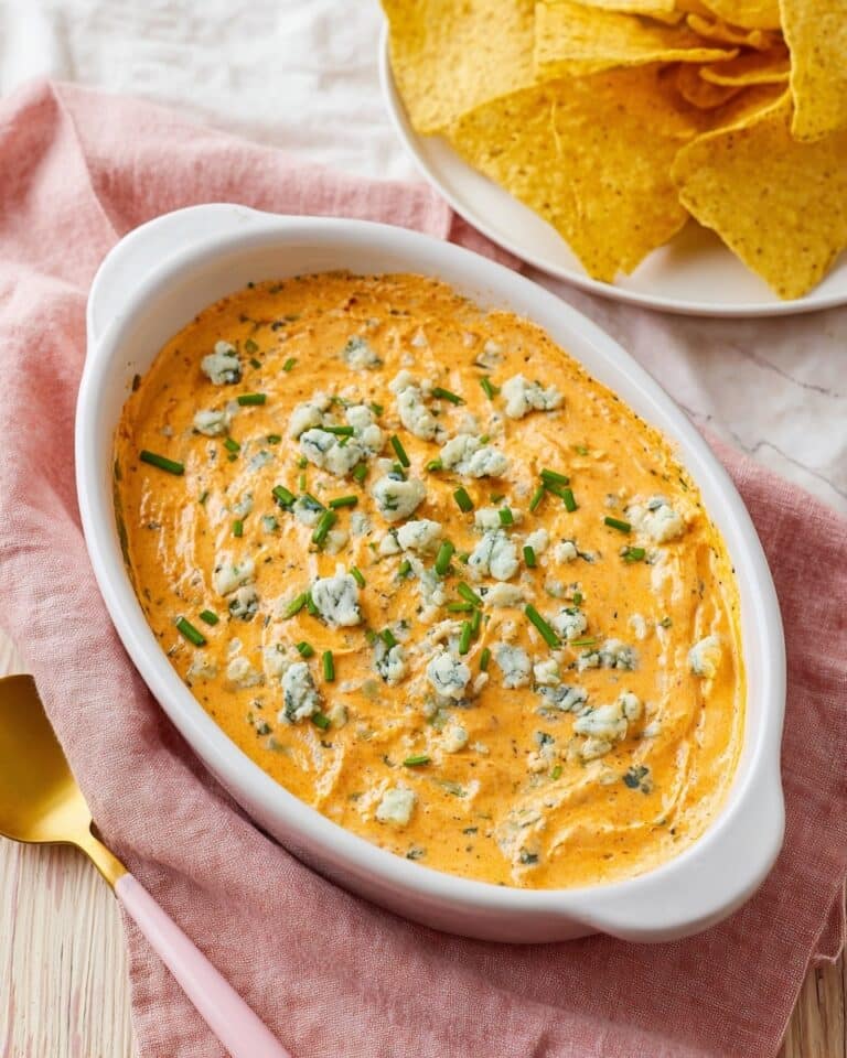 Cottage Cheese Buffalo Chicken Dip Recipe