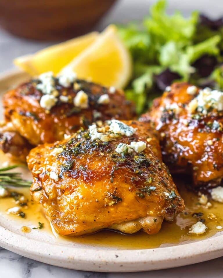 Hot Honey Feta Chicken Thighs Recipe