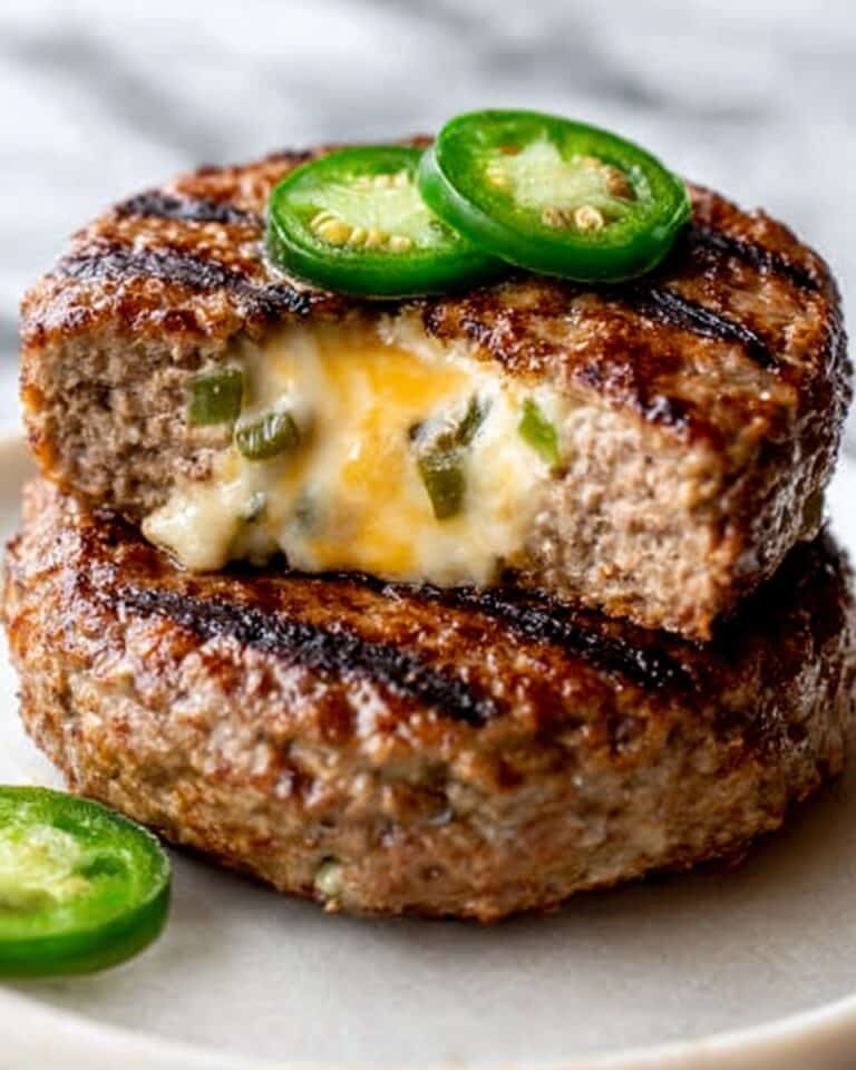 Jalapeño Popper Turkey Burgers Recipe
