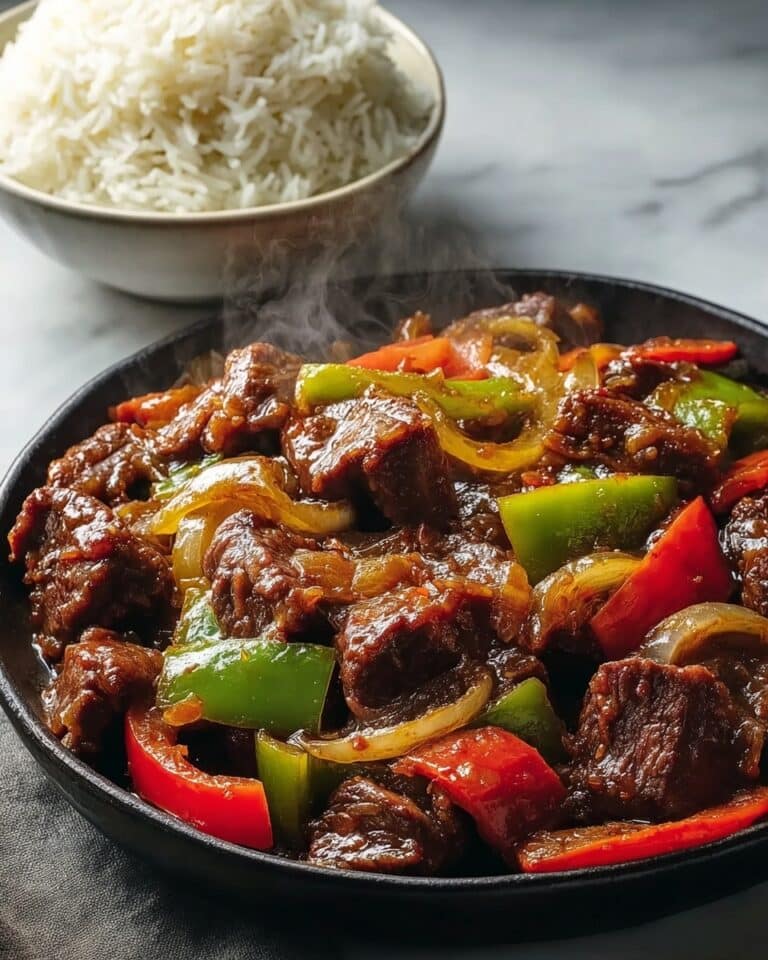 Slow Cooker Pepper Steak Recipe
