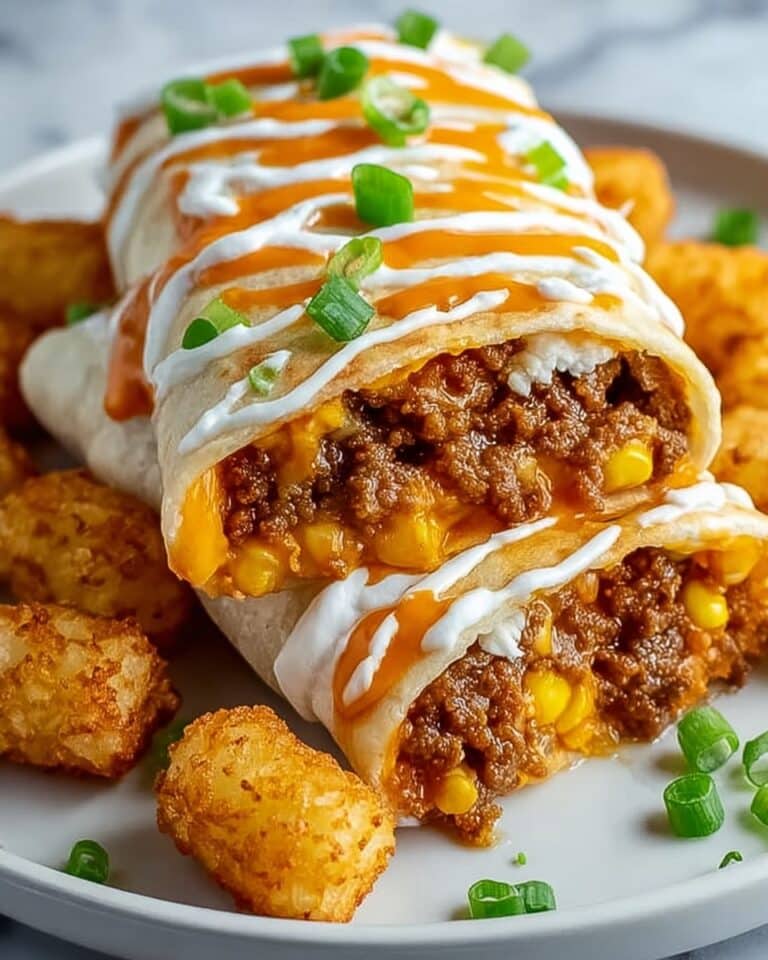 Cheesy Potato Burritos Recipe