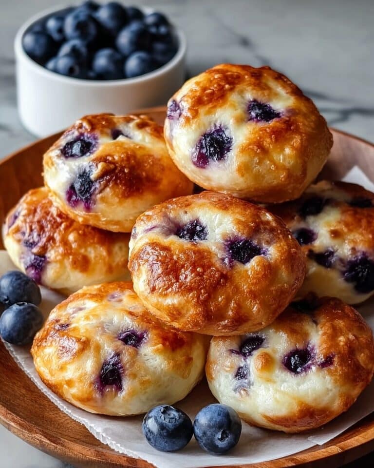 Cottage Cheese Blueberry Cloud Bread Recipe