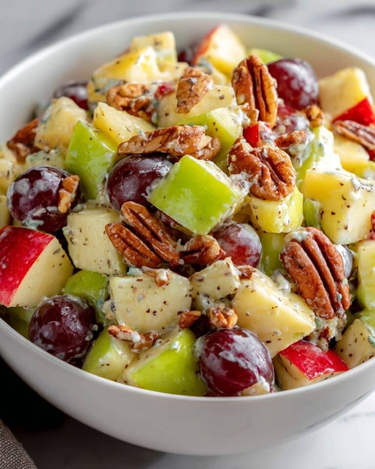 Apple Salad with Grapes & Pecans Recipe