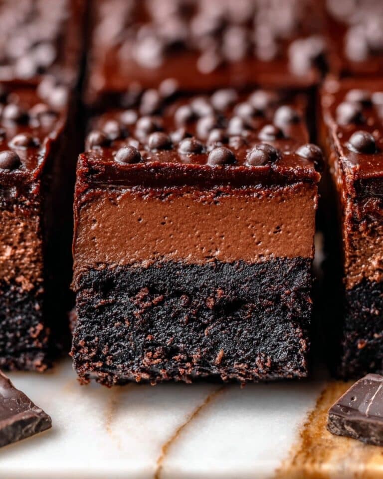 Chocolate Cheesecake Bars Recipe