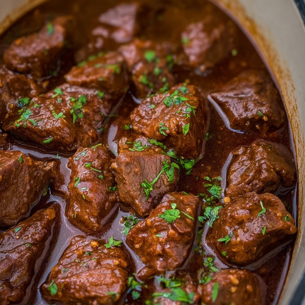 Honey Bourbon Steak Tips Recipe - Recipe Image