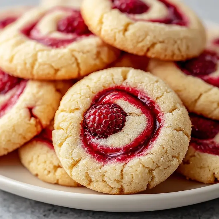Raspberry Swirl Cookies Recipe