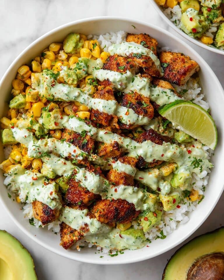 Street Corn Chicken Rice Bowl Recipe